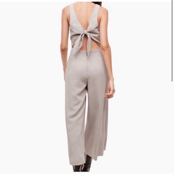 Aritzia Wilfred ecoulement tie back jumpsuit - Picture 2 of 3